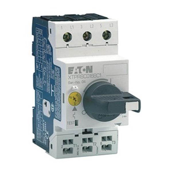 EATON XTPR001BC1 Manual Motor Protector,1A,Rotary,Frame B