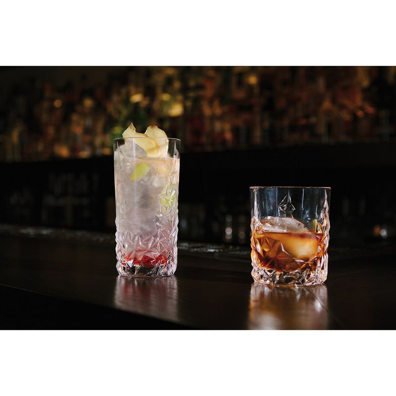 Riedel 91903 Nachtmann Sculpture 14.8 Ounce Crystal Longdrink Table Drinkware Set with 2 Glasses