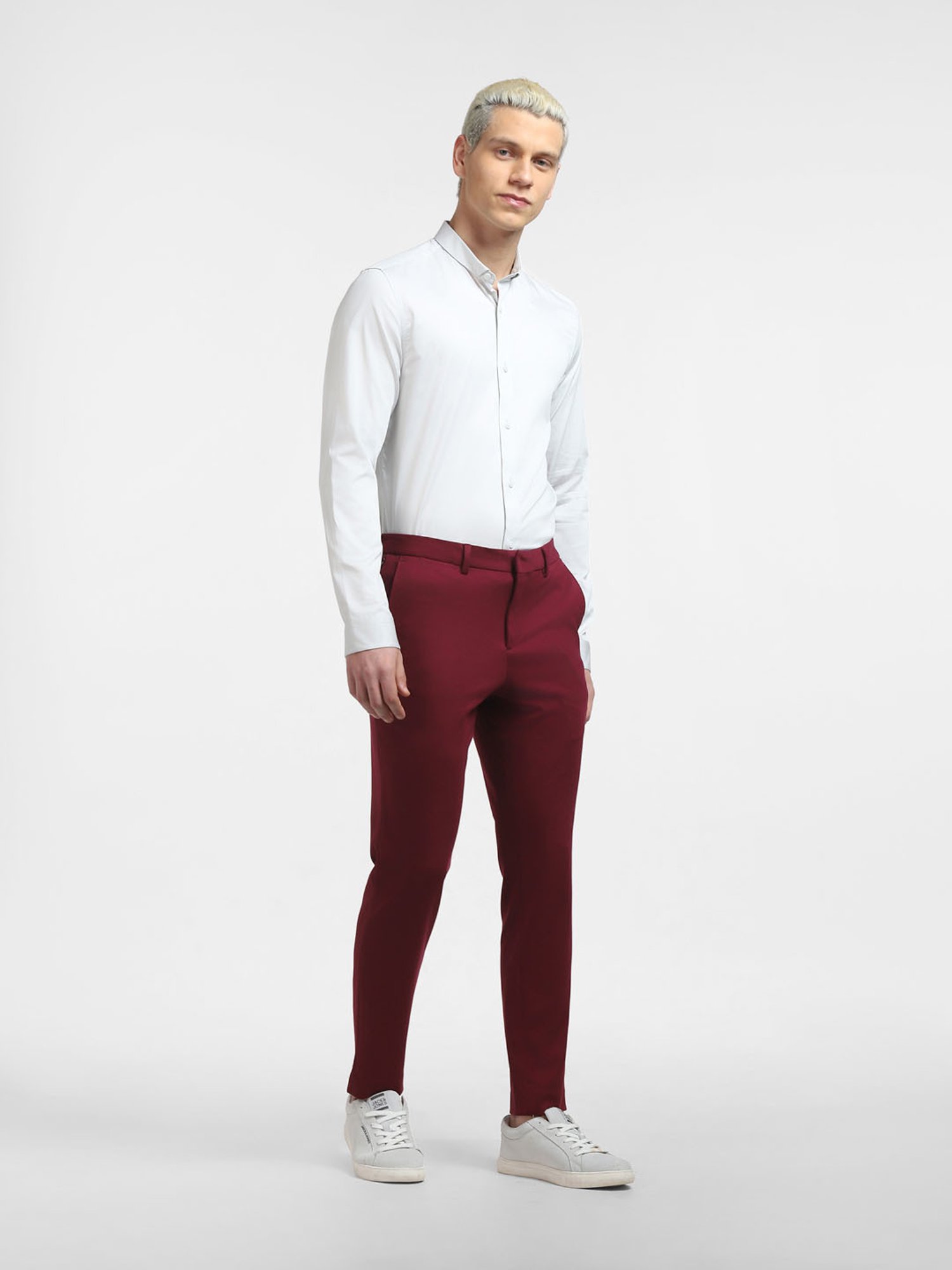 Jack & Jones Light Grey Slim Fit Shirt