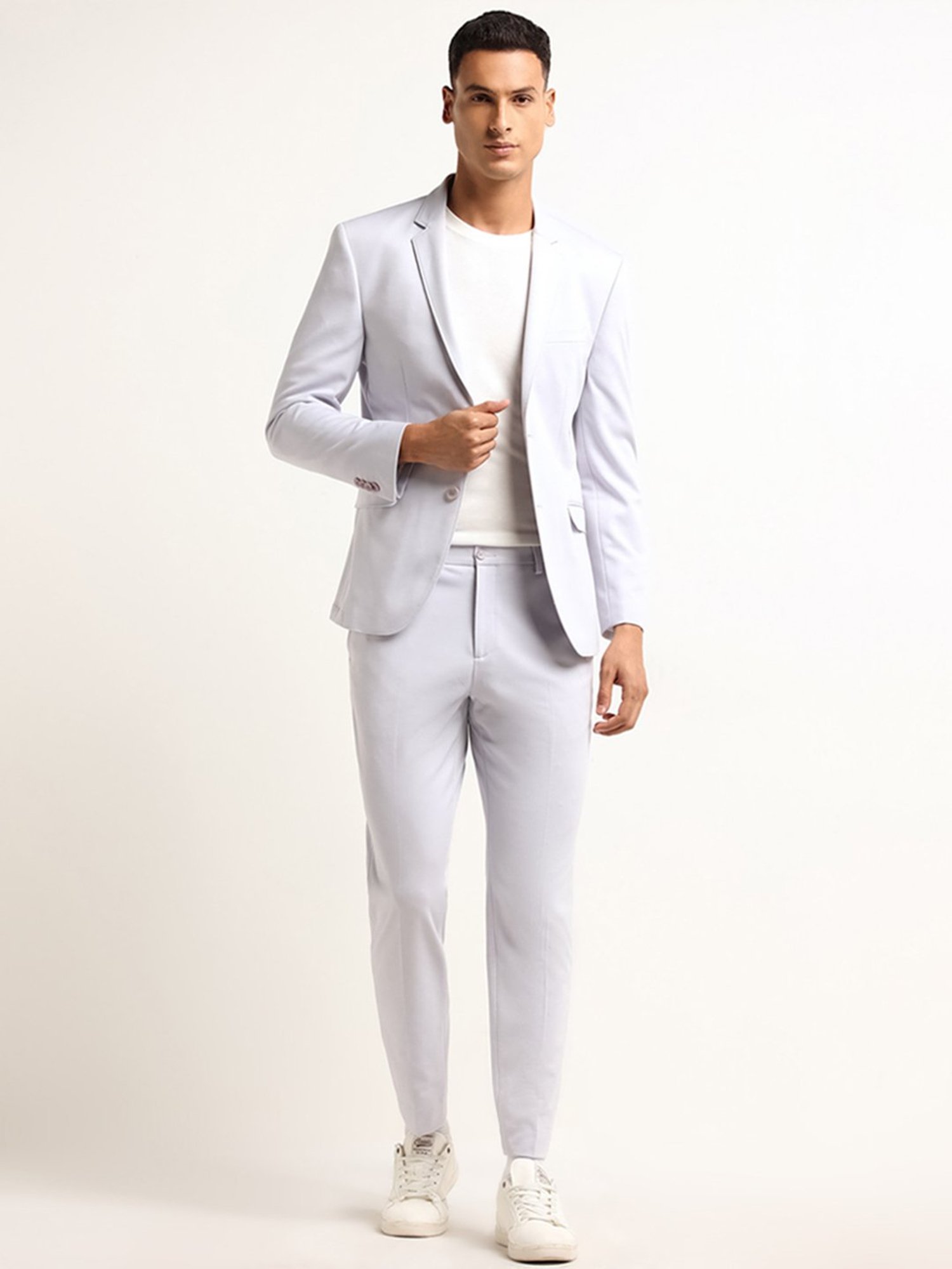 WES Formals by Westside Lilac Slim-Fit Blazer