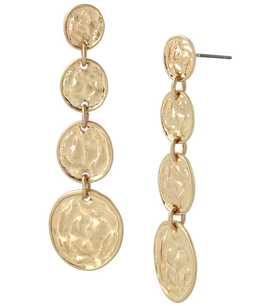 Robert Lee Morris Soho Coin Statement Earrings