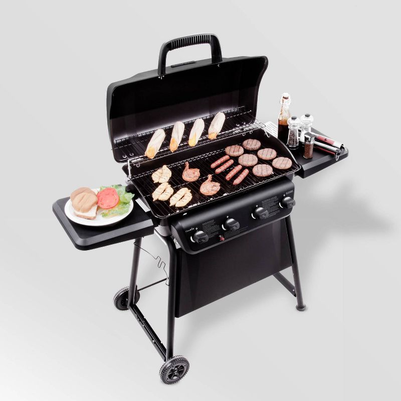 Char-Broil Classic 4-Burner 32,000 BTU Gas Grill 463874717 - Black