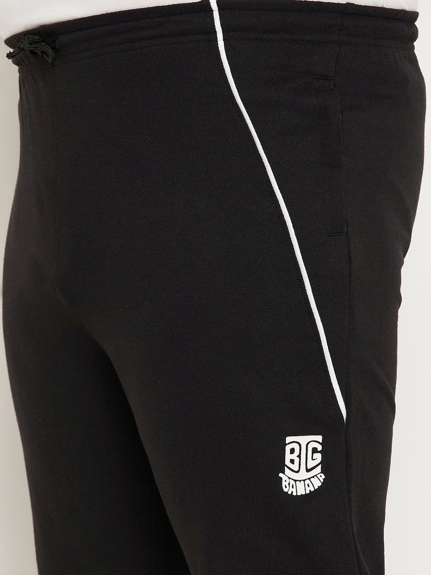 Bigbanana Black Regular Fit Joggers