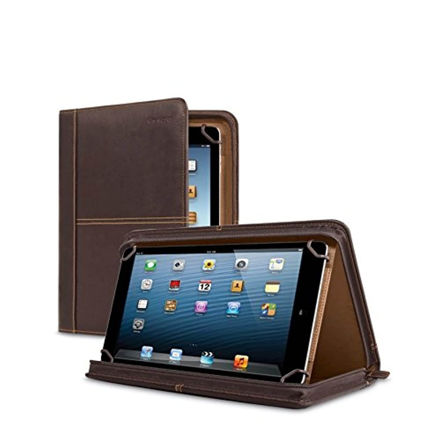Solo Premiere Leather Universal Tablet Case, 8.5 Inch to 11 Inch, Espresso
