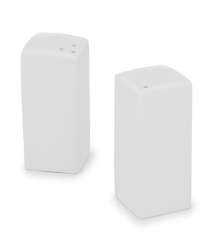 Noble Excellence Le Blanc Porcelain White Salt & Pepper Set