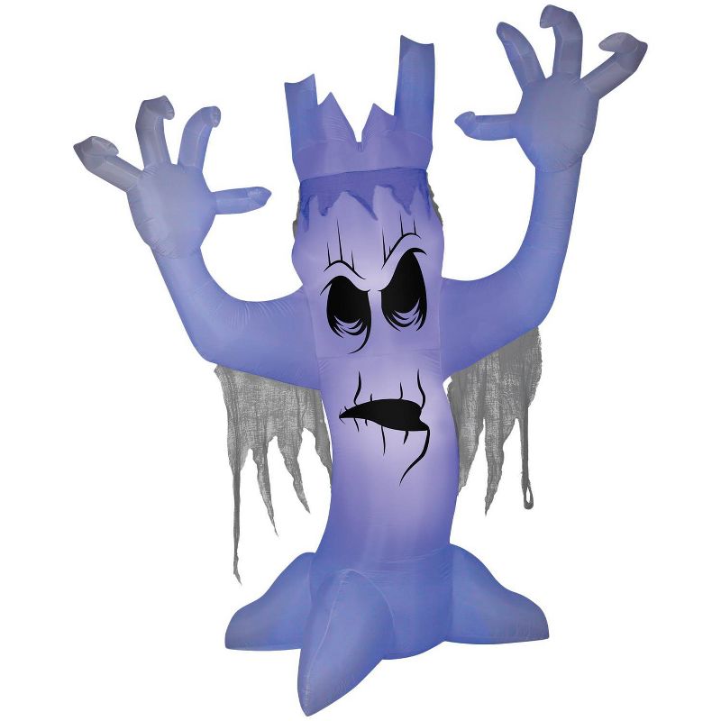Airblown Scary Tree with Black Light Effect Inflatable Decoration
