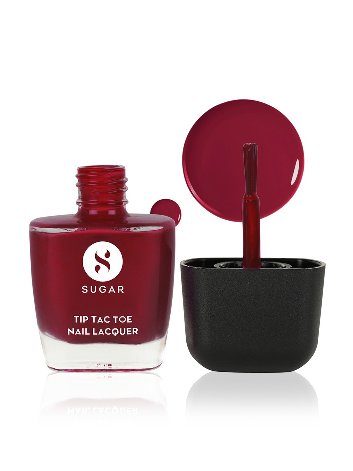 SUGAR Cosmetics Tip Tac Toe Nail Lacquer Classic 28 Joyful Jam - 9 ml