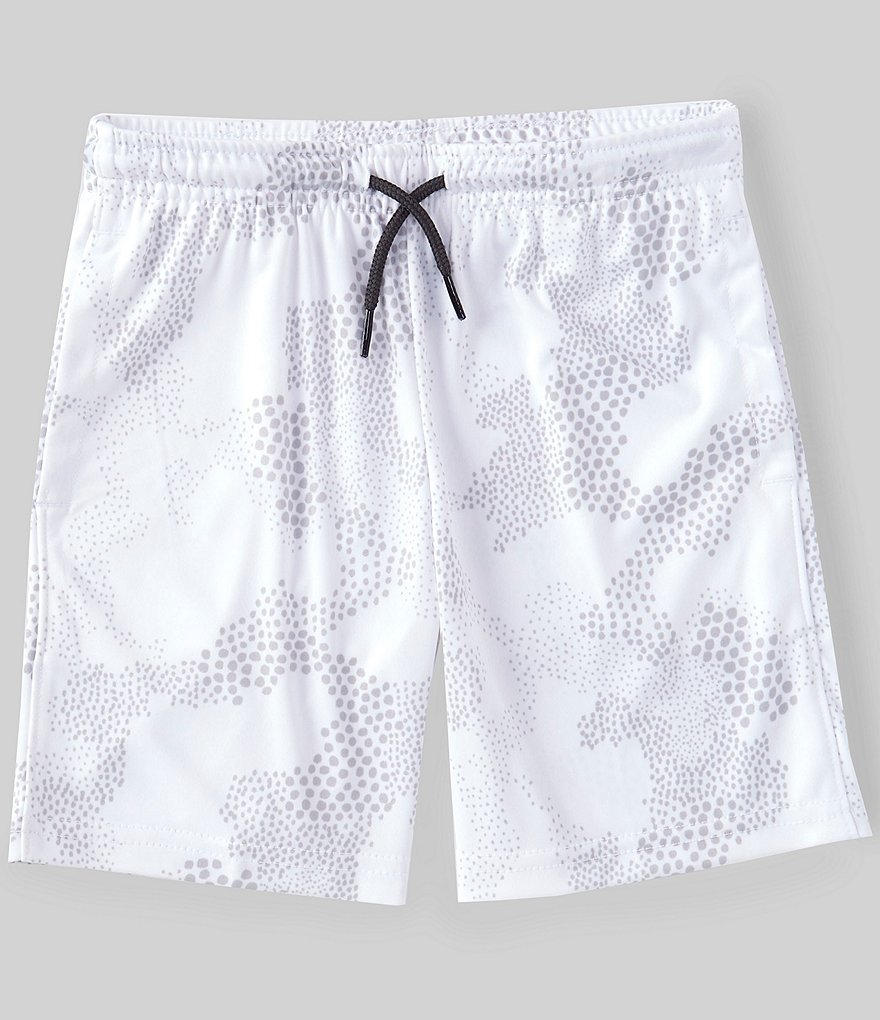 Kinetic by Class Club Little Boys 2T-7 Pull-On Camo Print Synthetic Performance Shorts