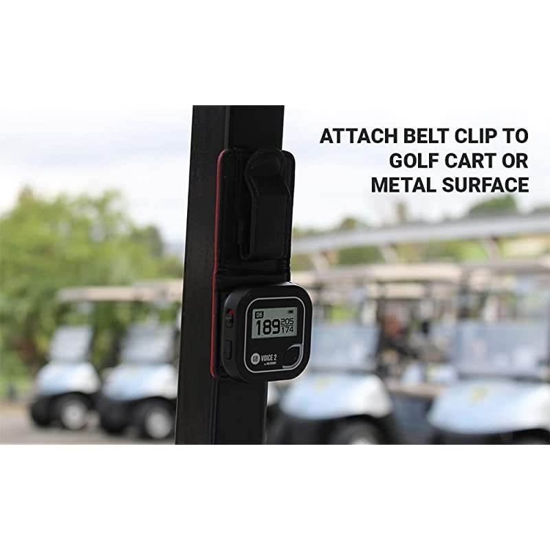 Voice 2 GPS/Rangefinder Bundle with 1 Dozen Volvik Balls, 1 Belt Clip, 5 Ball Markers and 1 Magnetic Hat Clip