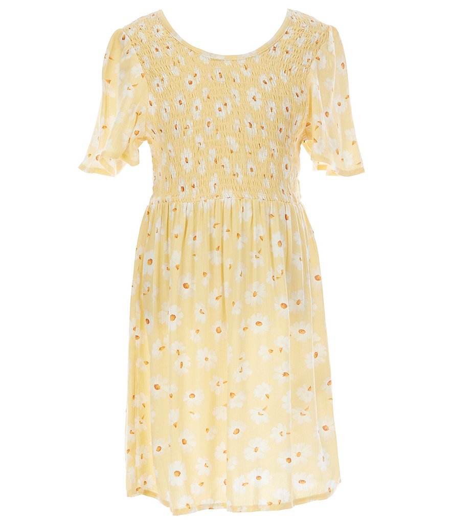 Peek Little/Big Girls 2T-12 Embroidered Chambray A-Line Dress