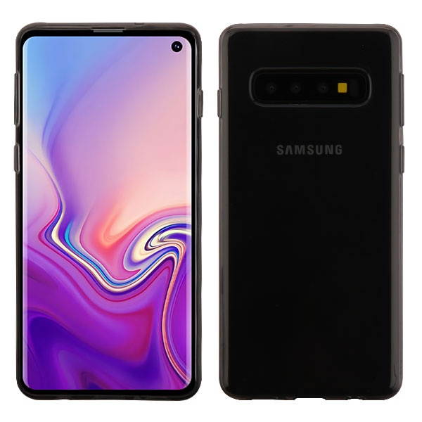 MYBAT Glossy Transparent Smoke Candy Skin Cover for Galaxy S10