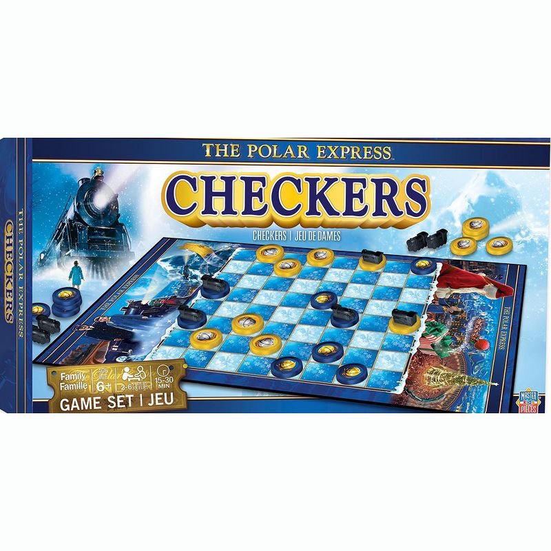 MasterPieces Polar Express Checkers Board Game