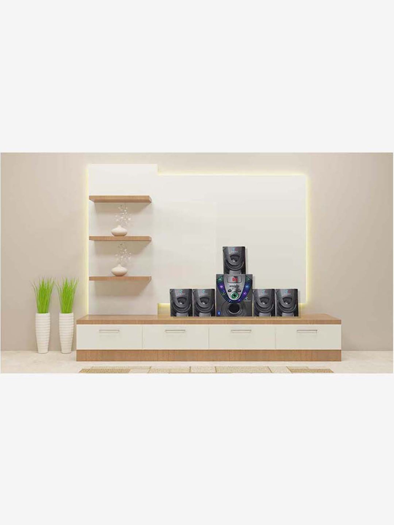 I Kall IK-444 5.1 Channel Home Theatre (Black)