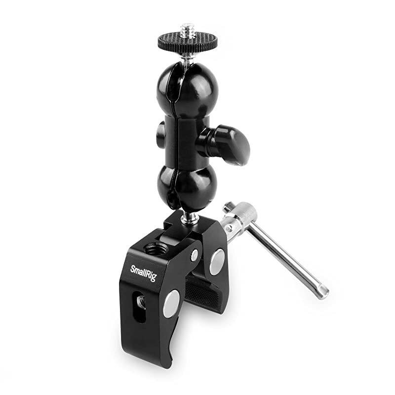 Cool Ballhead Arm Super Clamp Mount MultiFunction Double Ball Adapter with Bottom Clamp for RoninM Ronin MX Freefly MOVI 1138