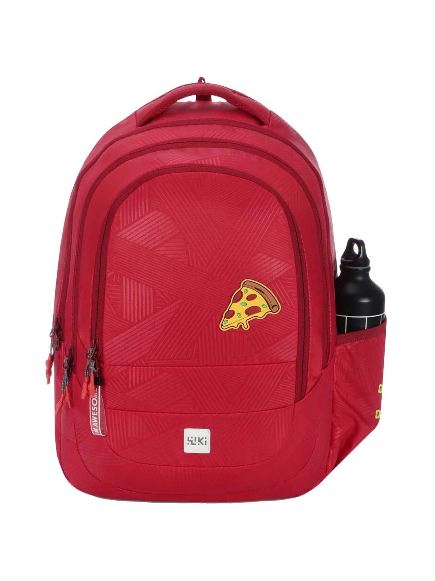 Wiki 27.5 Ltrs Red Medium Backpack