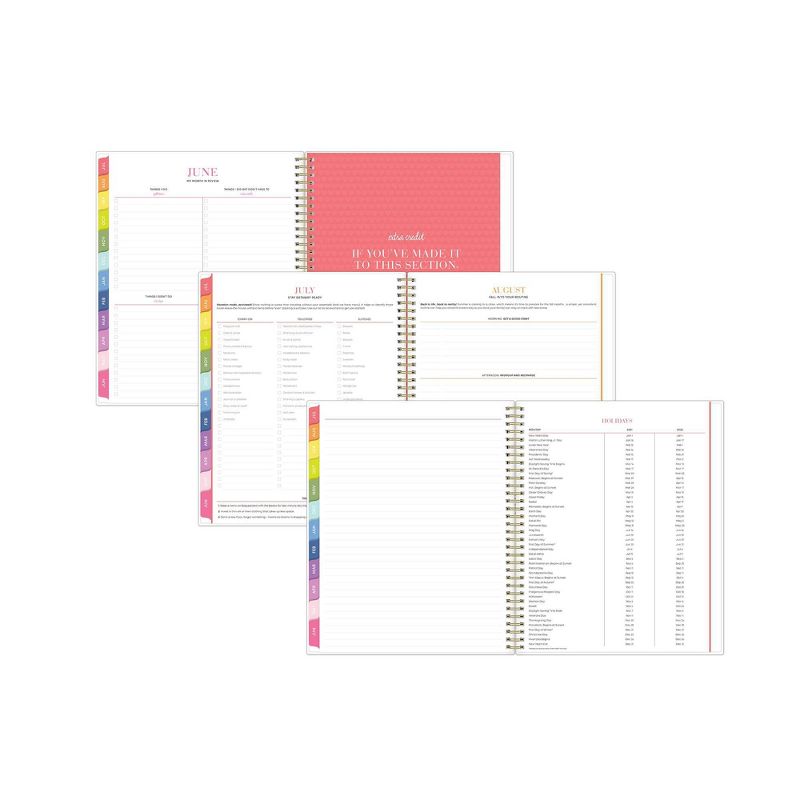 2021-22 Academic Planner 8.5" x 11" Flexible Cover Weekly/Monthly Wirebound Skinny Mini - The Home Edit