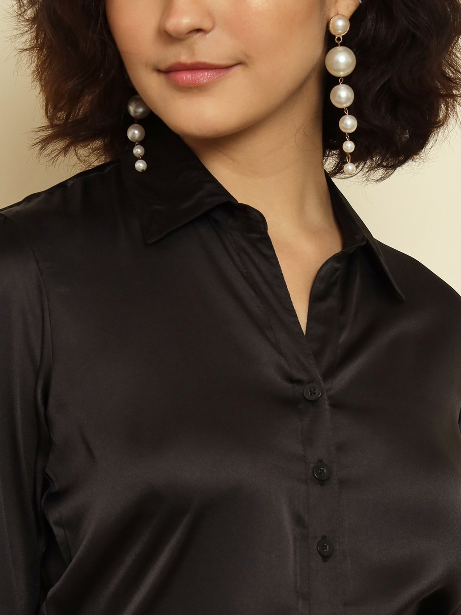 Trend Arrest Black Full Sleeves Shirt