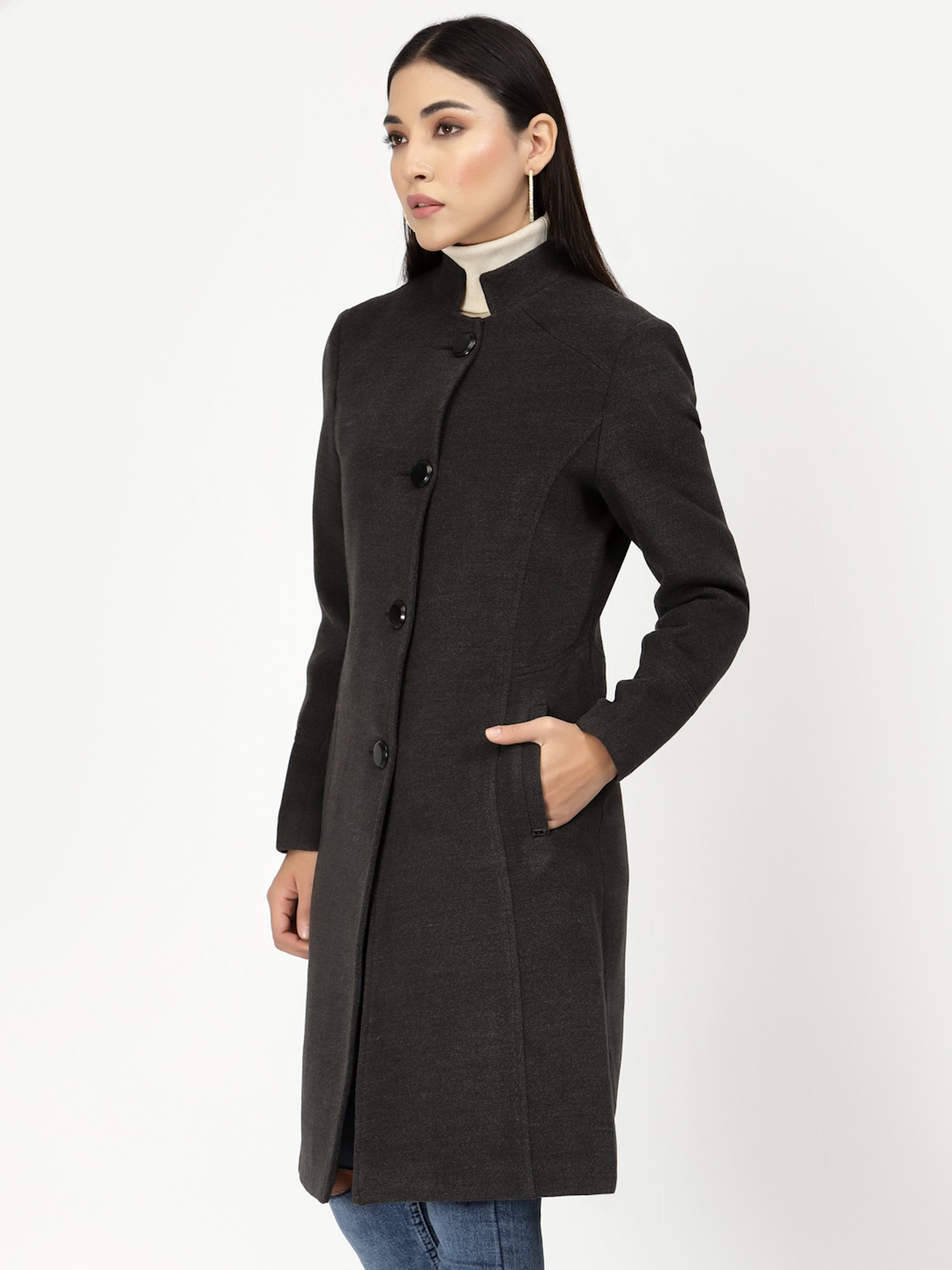 Juelle Charcoal Over Coat