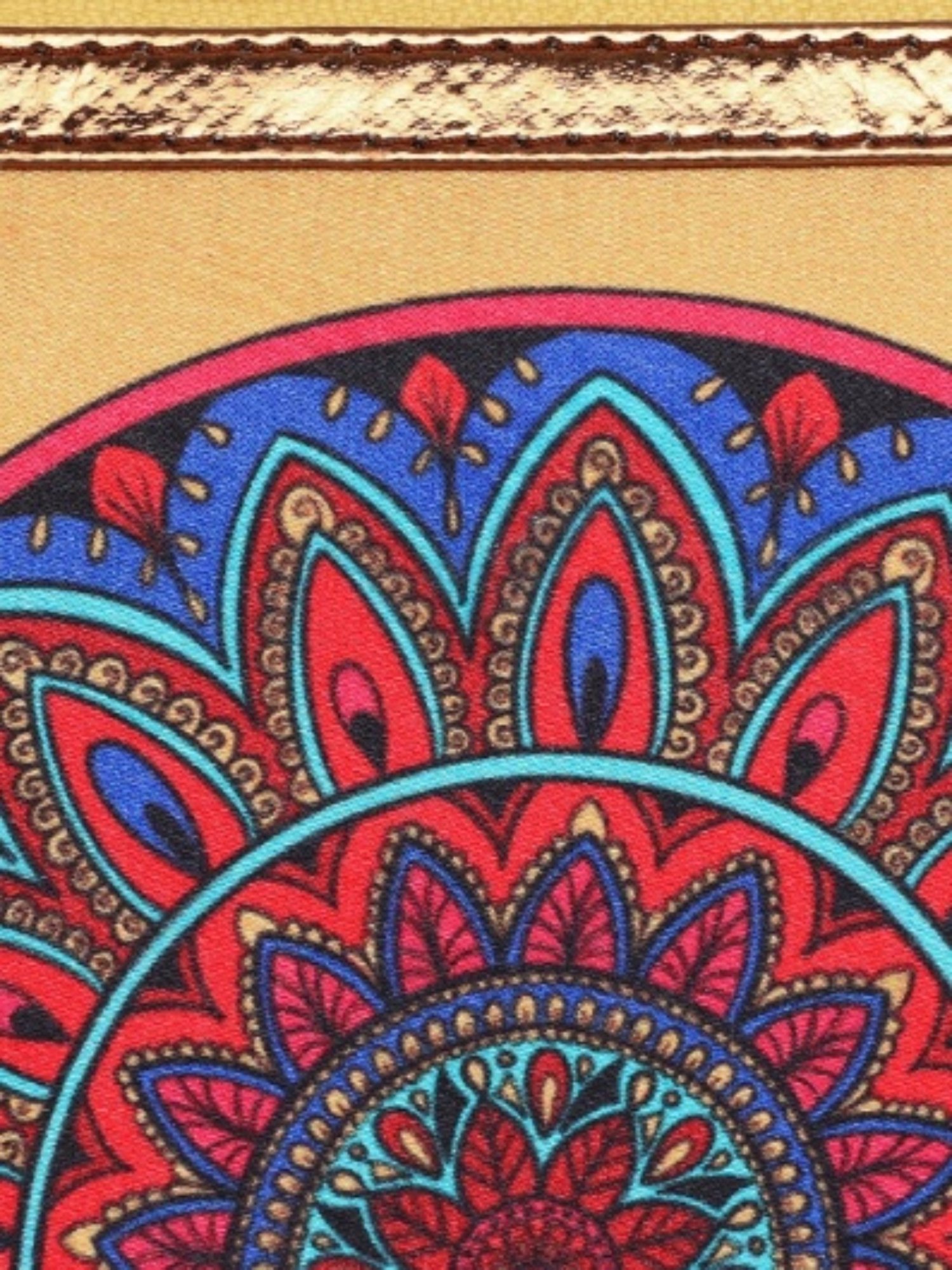 Sabhyata Mandala Multicolor Printed Small Pouch for Women