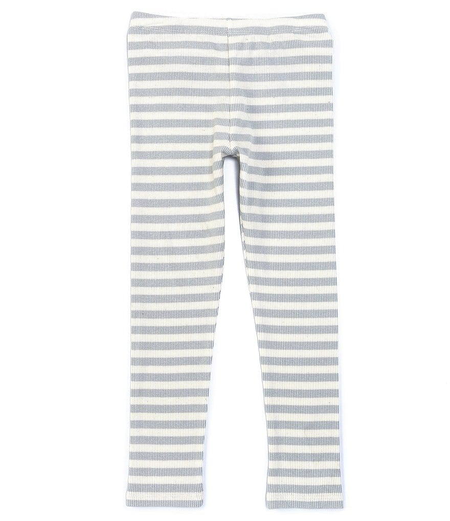 Tea Collection Little Girls 2-6 Sparkle Stripe Capri Leggings