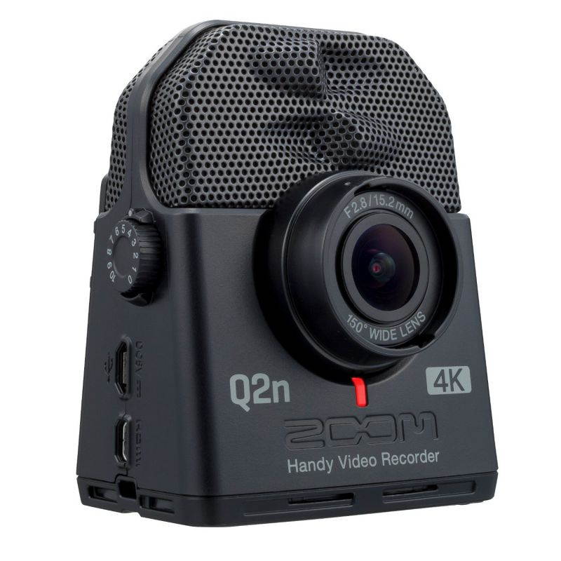 Zoom Q2n-4K Handy Video Recorder with BCQ-2n Battery Pack and 32GB MicroSD Card