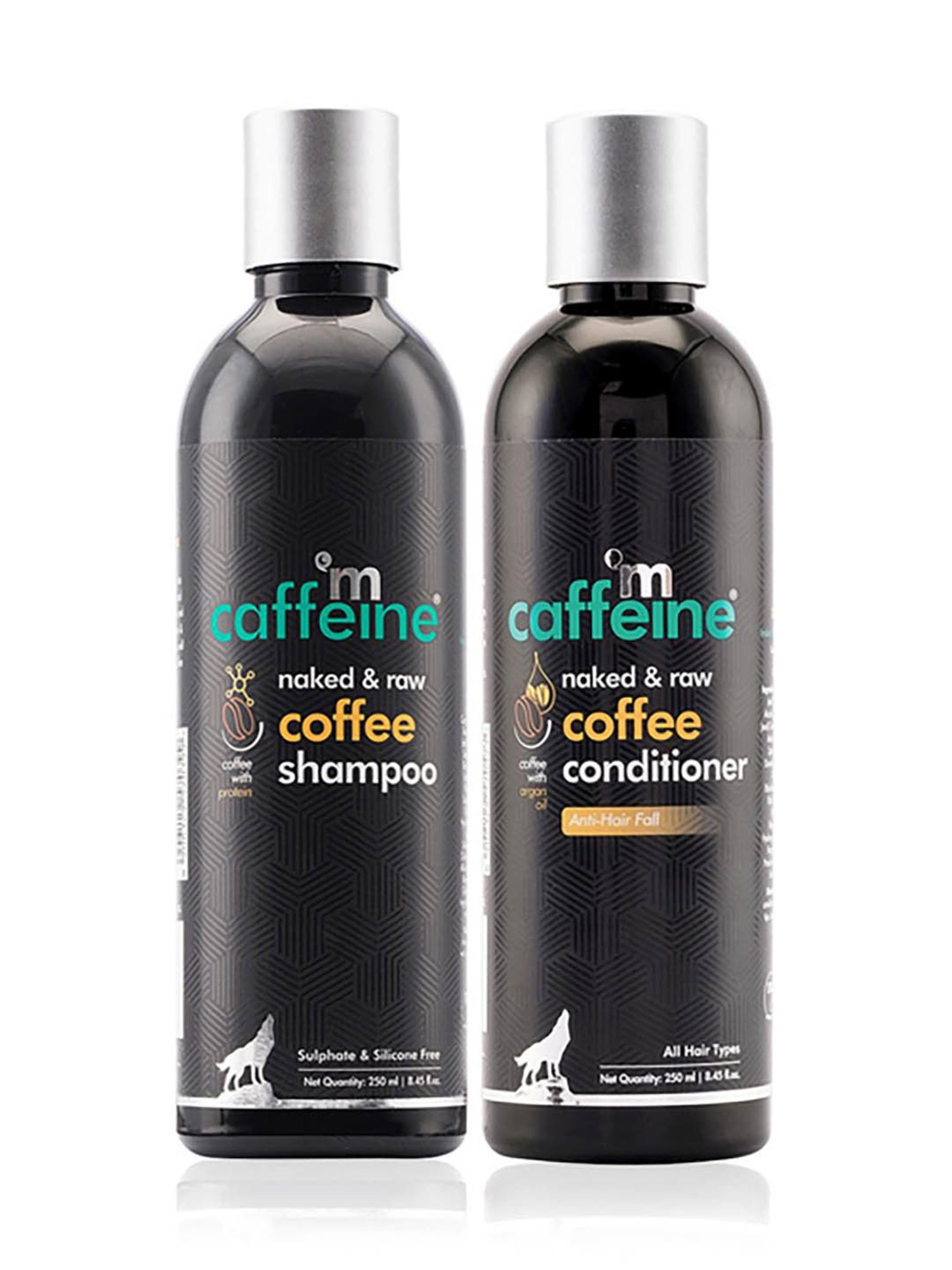 mCaffeine Coffee Shampoo & Conditioner Duo Hair Fall Control