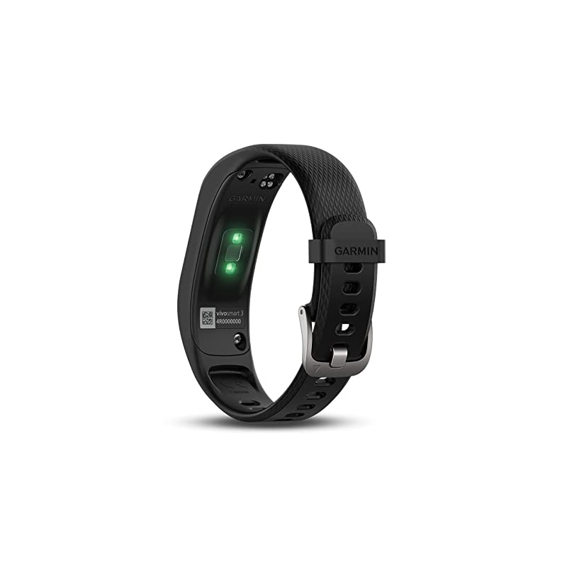 vivosmart 3 FitnessActivity Tracker with Smart Notifications and Heart Rate Monitoring Black SmallMedium