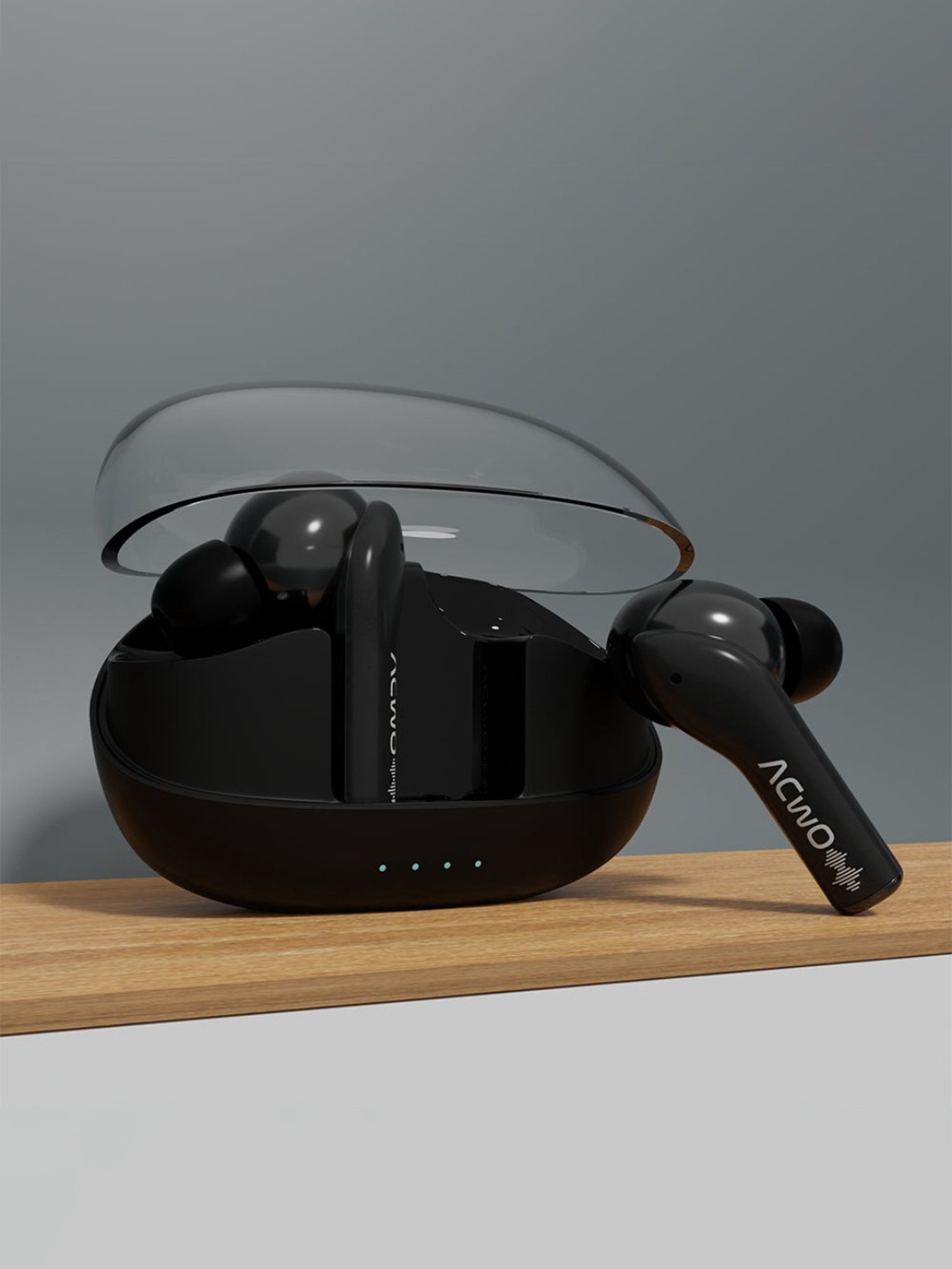 ACwO DwOTS 535 In Ear BT Earbuds with 35H Playtime & BasS BooM X Sound (Jade Black, True Wireless)