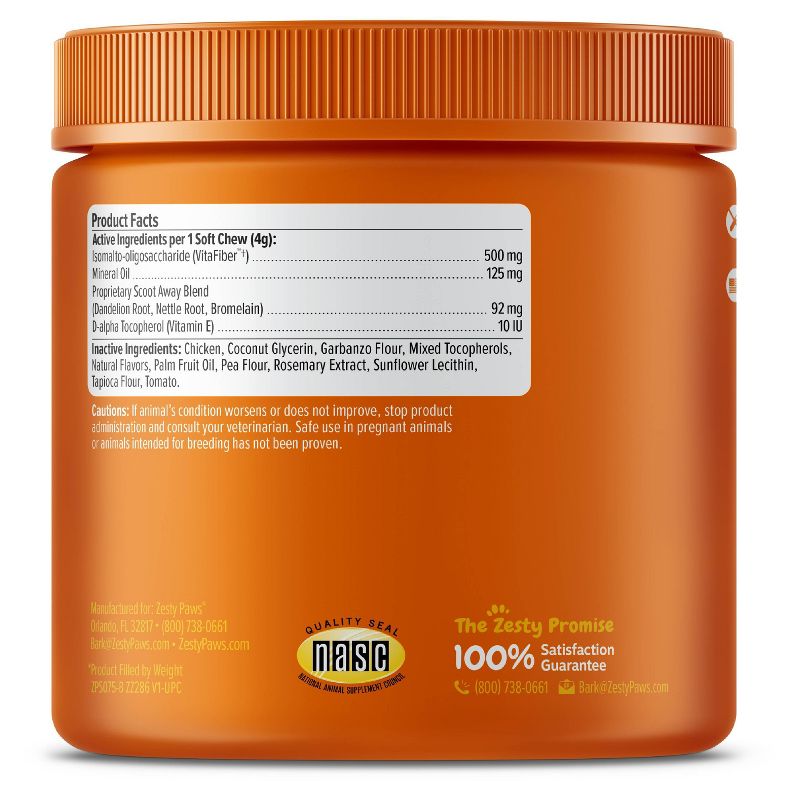 Zesty Paws Scoot Away Chicken Flavor - 90ct