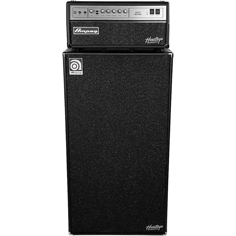 Ampeg Heritage SVT-CL 300W Tube Bass Amp Head with 8x10 800W Bass Speaker Cab