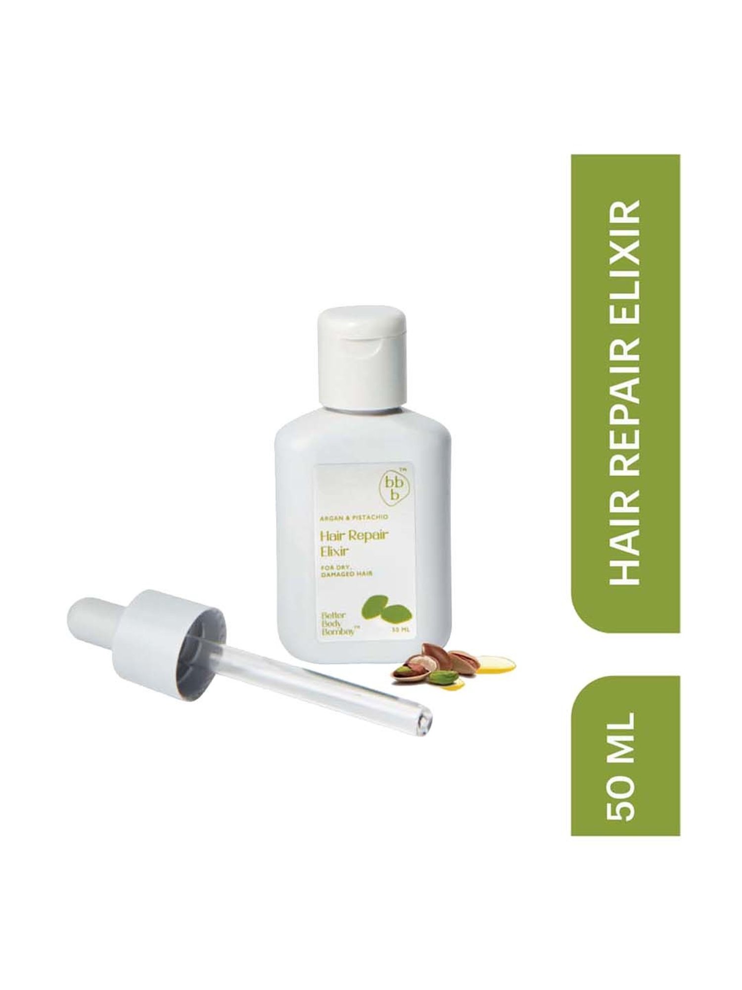 bbb Better Body Bombay Argan & Pistachio Hair Repair Elixir - 50 ml