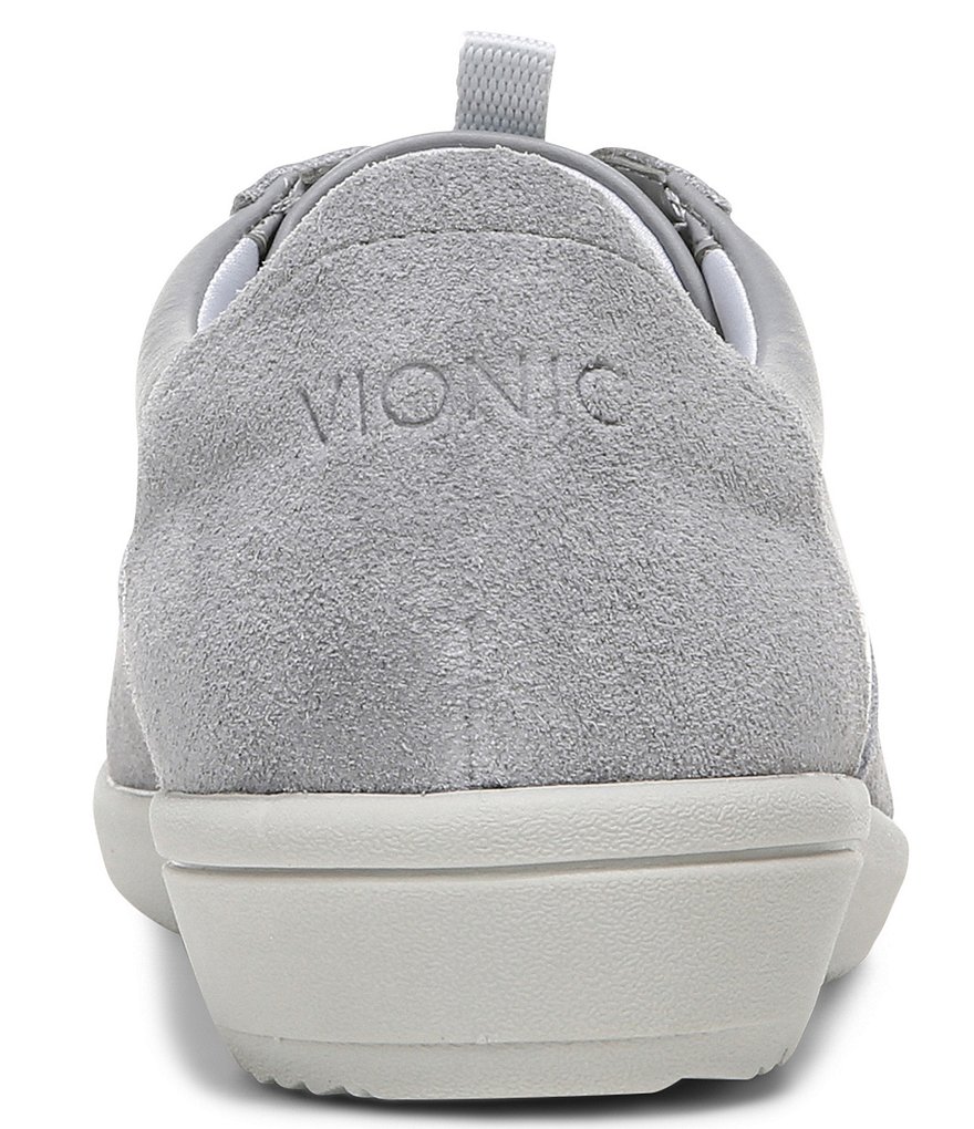 Vionic Karigan Leather And Suede Lace-Up Sneakers
