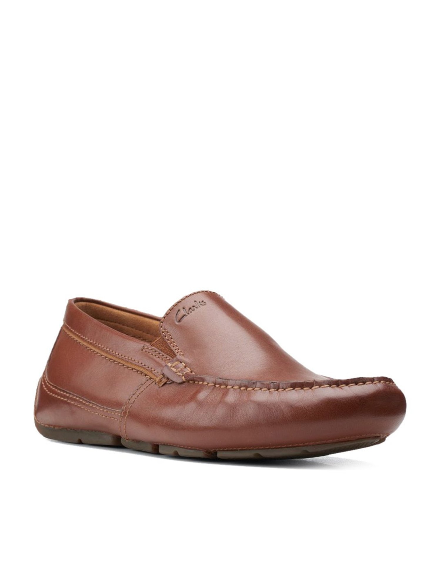 Clarks Men's Markman Plain Brown Loafers