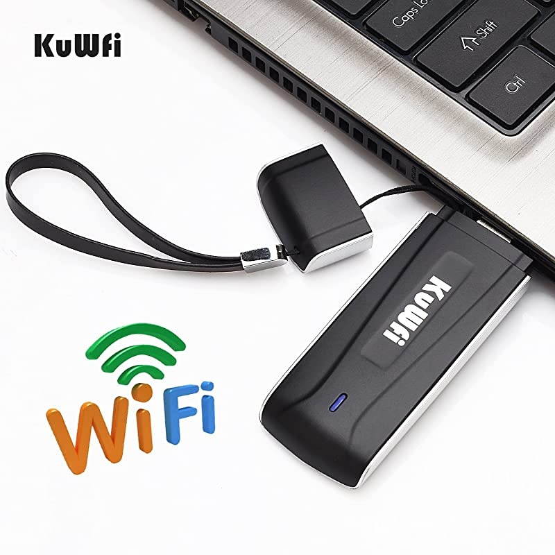 Unlocked Pocket 4G LTE USB Modem Router mobile WiFi Router Network Hotspot 3G 4G WiFi Modem Router with SIM Card Slot Support LTE B1/B3/B5 WiFi for Car outdoor Not applicable T-Mobile EU Version