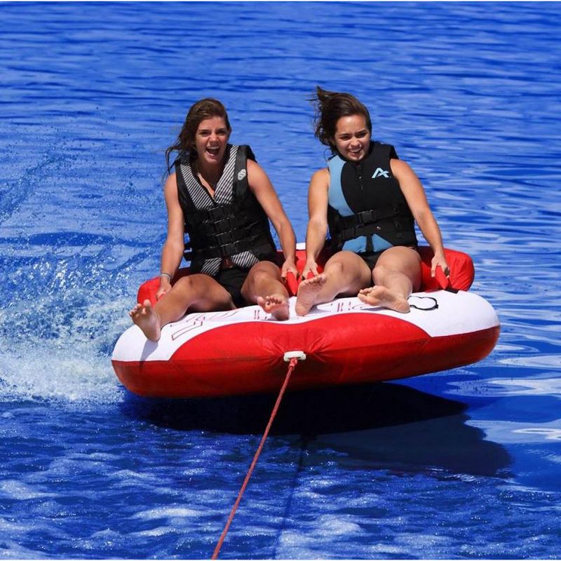 Airhead Riptide 2 Double Rider Inflatable Boat Towable Backrest Tube | AHRT-12