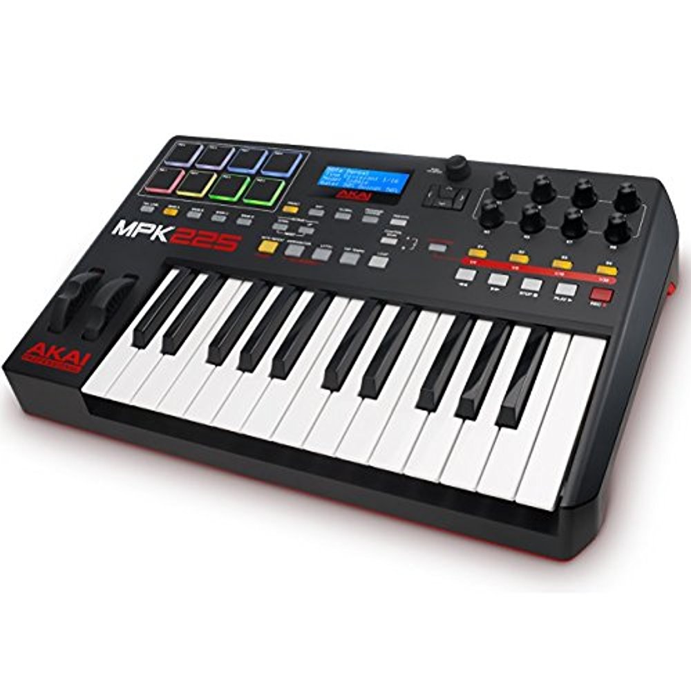 Akai MPK225 25-Key Compact Keyboard and Pad Controller