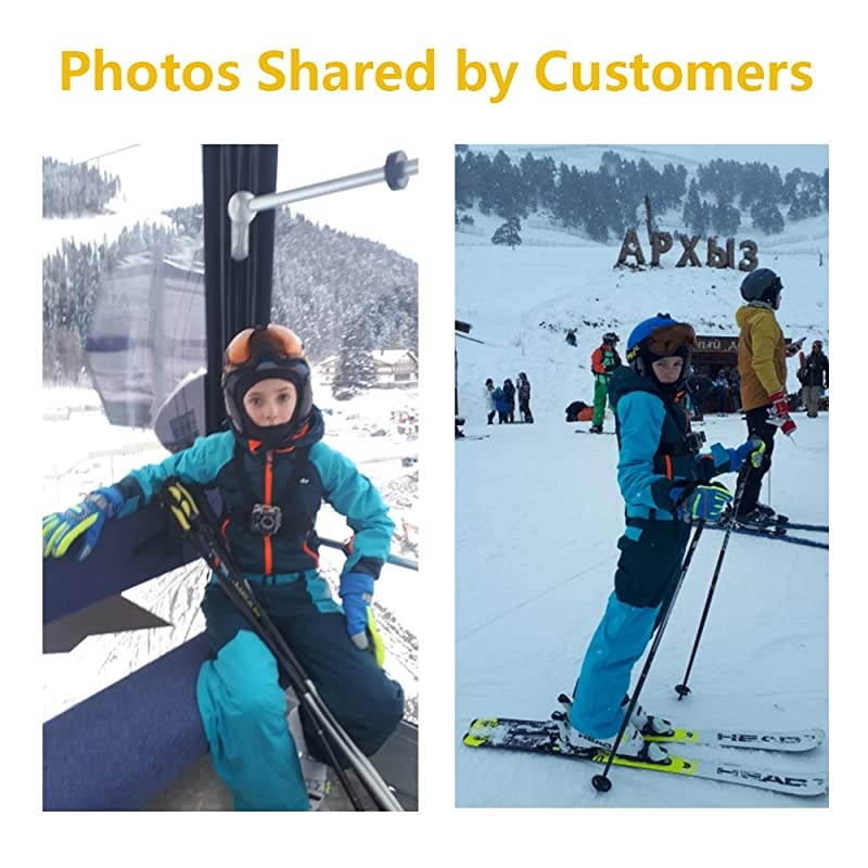 Chest Strap Mount Elastic Action Camera Body Belt Harness with J Hook for GoPro HD Hero 5 4 3+ 3 GoPro 6 7 8