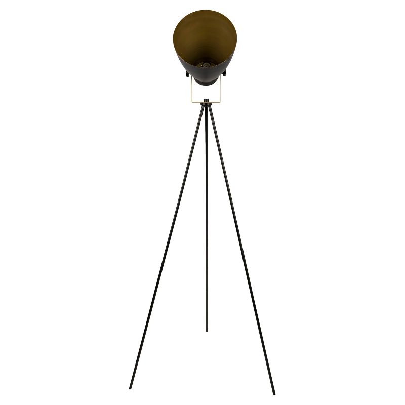 58" Grammy Reader Lamp Black/Gold - LumiSource