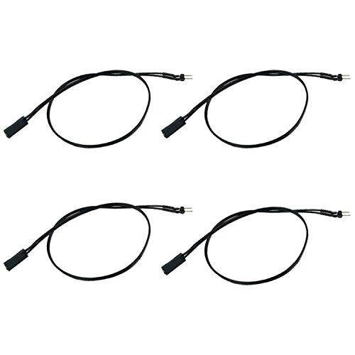 Phobya Extension Cable, 2-Pin, 30cm, 4-pack