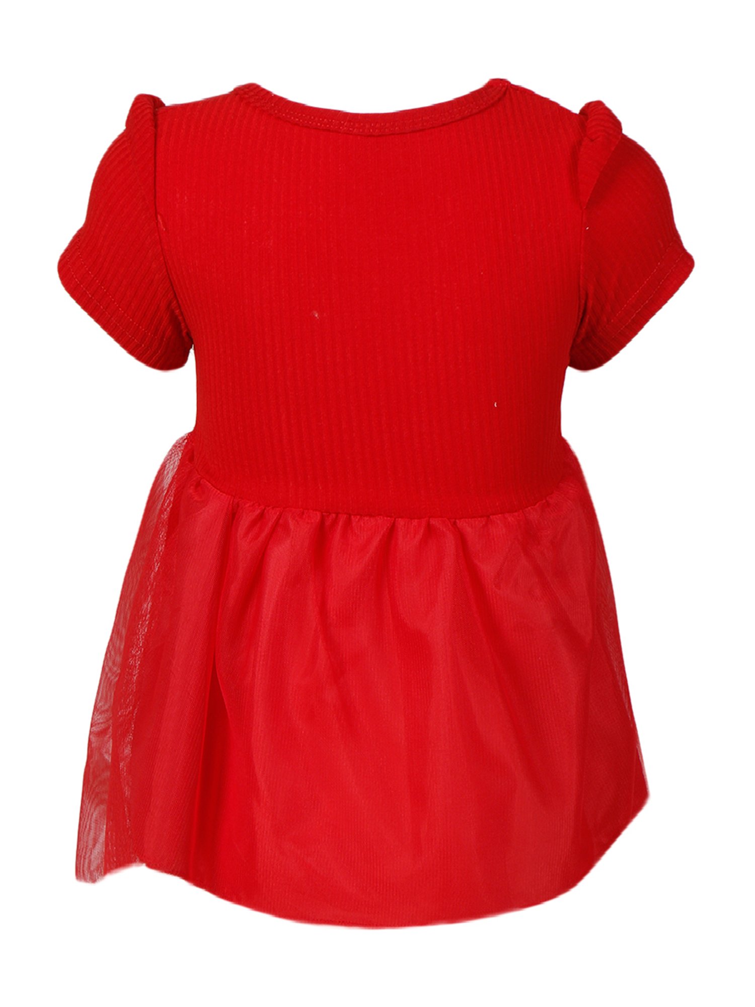 Passion Petals Kids Red Printed Dress