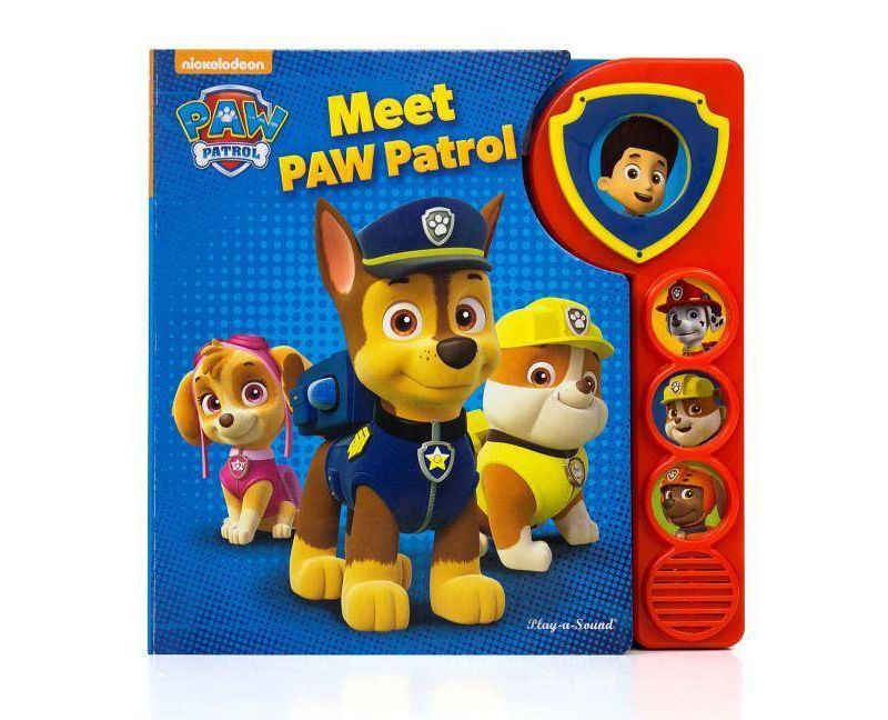 PAW Patrol Meet the Patrol Custom Frame Sound Board Book