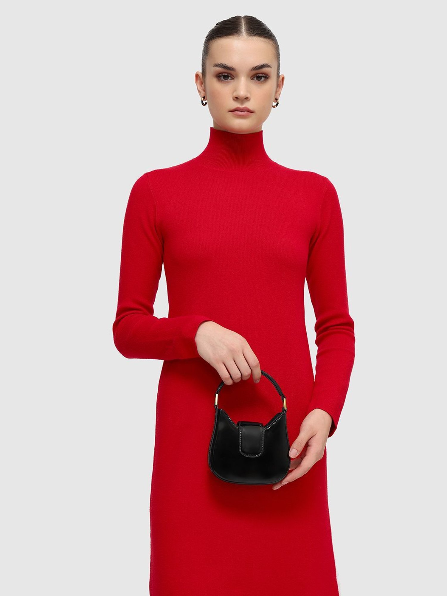 Miraggio Gigi Black Small Hobo Bag