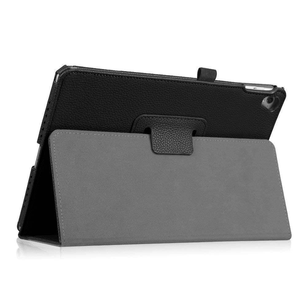 Fintie iPad Pro 9.7 Case, Premium Vegan Leather Folio [Slim Fit] Standing Smart Protective Cover with Auto Sleep/Wake Feature for Apple iPad Pro 9.7 Inch 2016 Release Tablet, Black