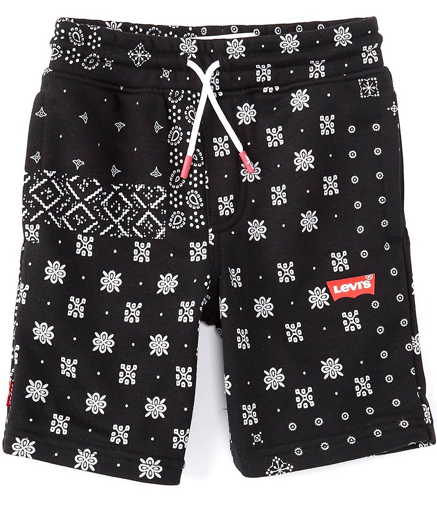 Levi's Little Boys 2T-7 Bandana French Terry Shorts