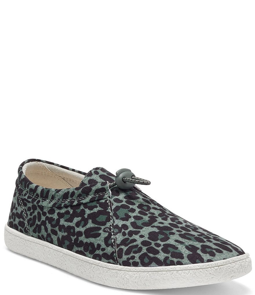 Lucky Brand Ebrun Leopard Print Toggle Casual Slip-Ons
