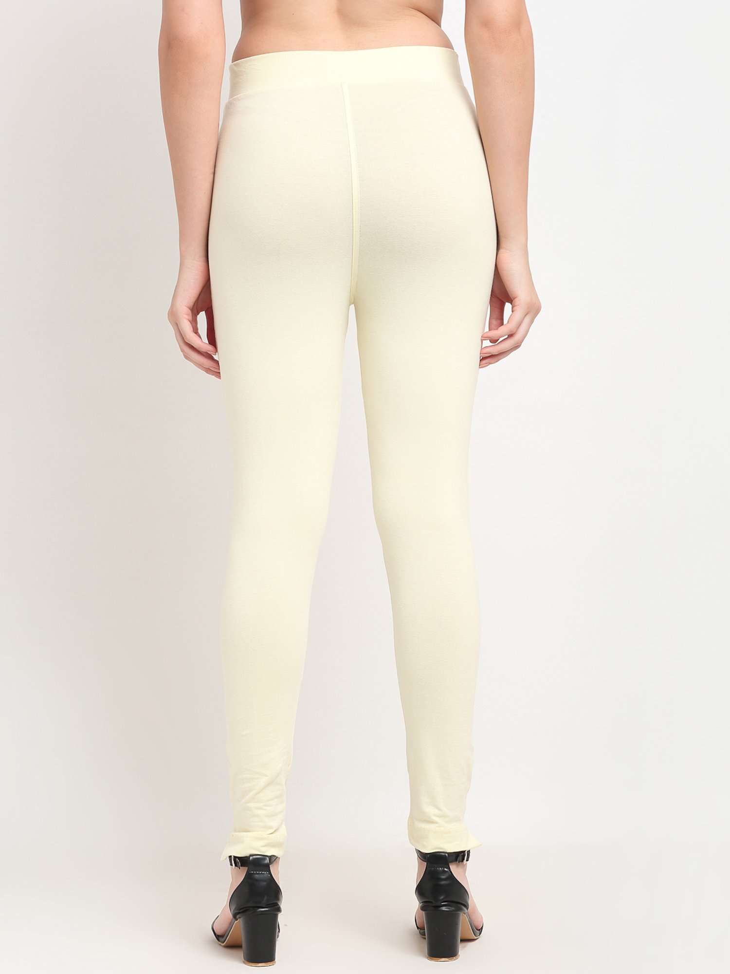 Saffron Threads Black Elasticated Palazzos