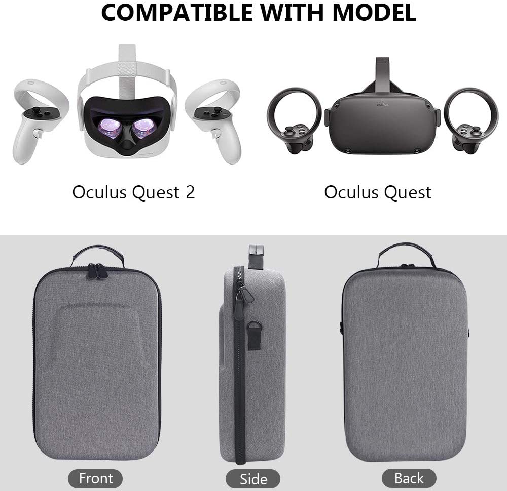 2 Pairs Oculus Quest 2 Elite Washable Silicone Handle Protective Cover