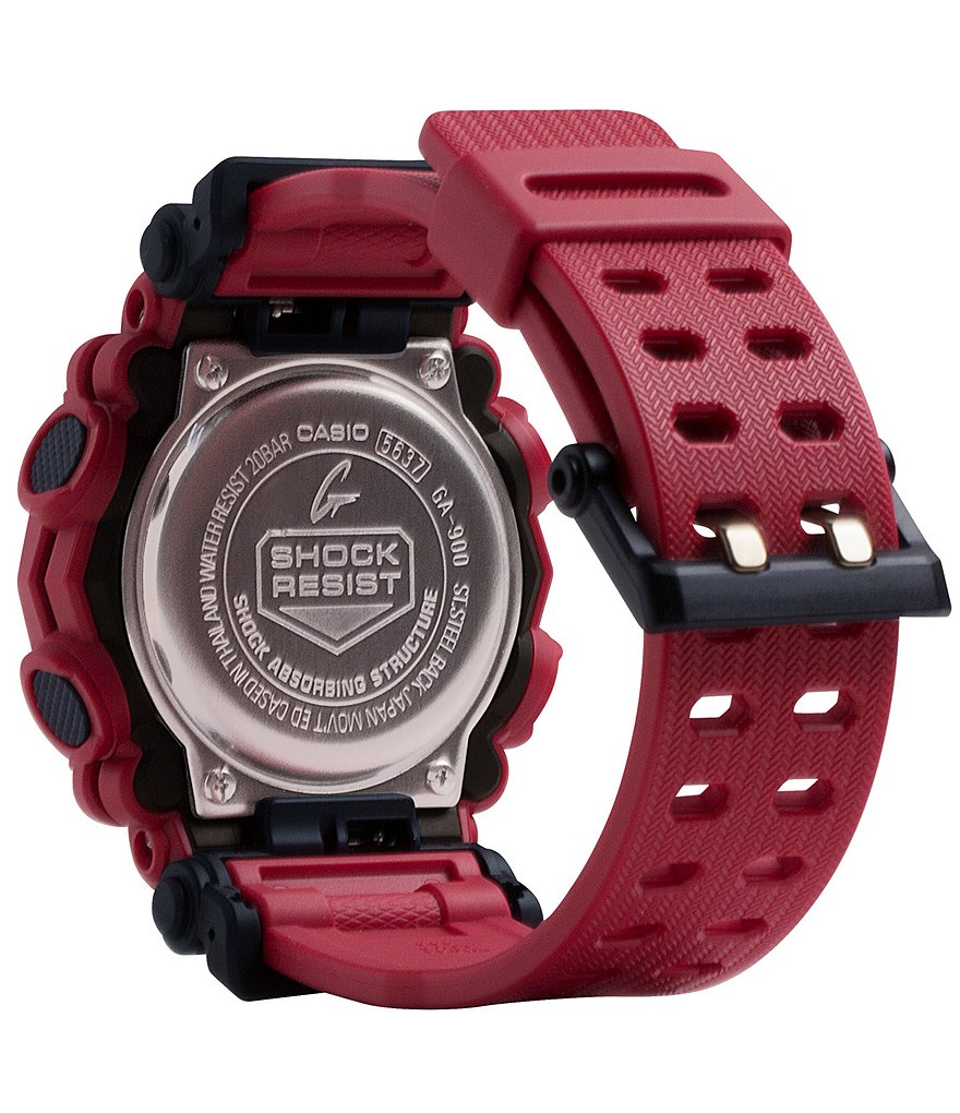 G-Shock Ana Digi Red Resin Shock Resistant Watch