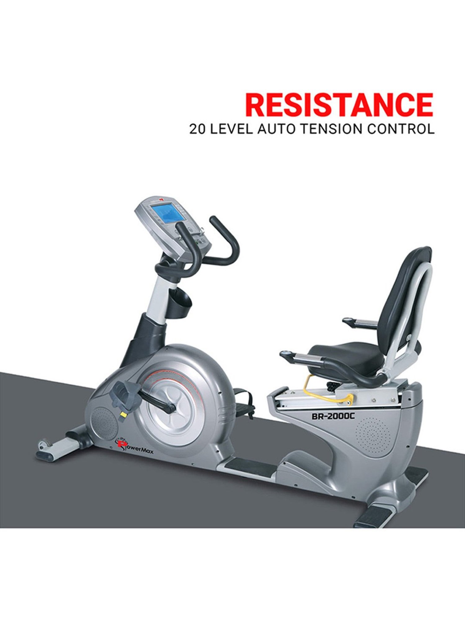 PowerMax Fitness B-S2 Spin Bike (Black)