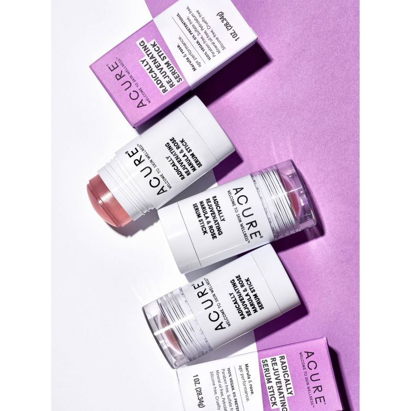 Acure Radically Rejuvenating Marula & Rose Serum Stick - 1 fl oz